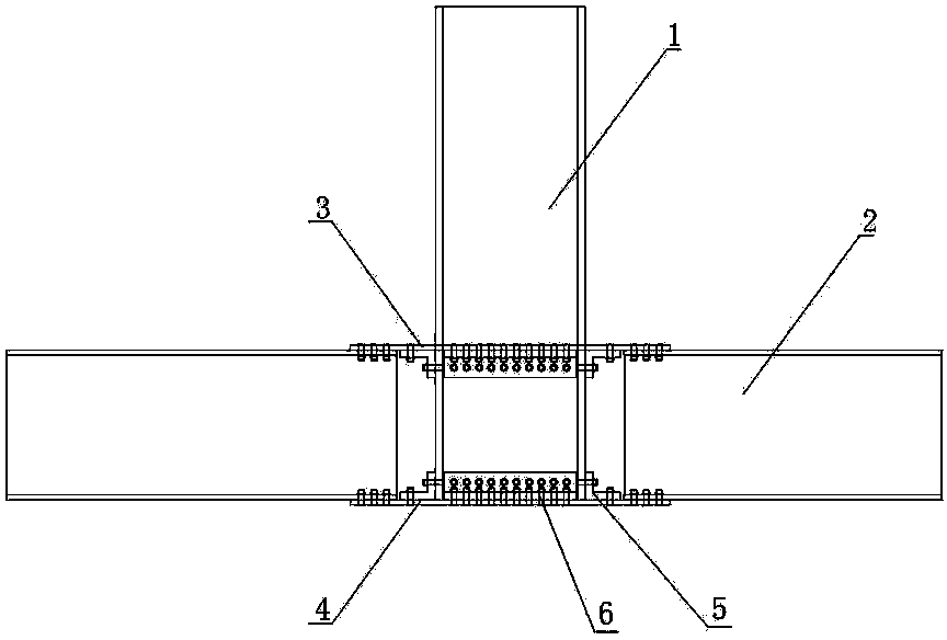 Step type aluminum alloy node device and assembling method thereof