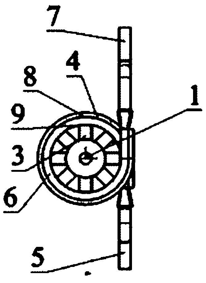 High-temperature liquid metal magnetic force driving pump