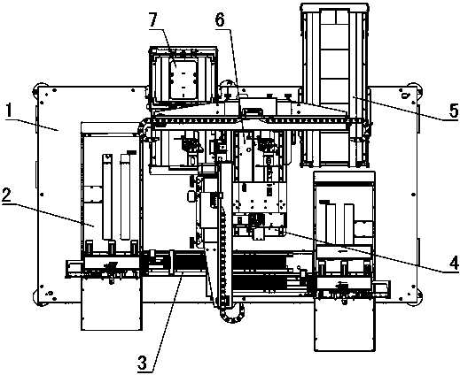 A bridge lead frame assembling device and assembling process thereof