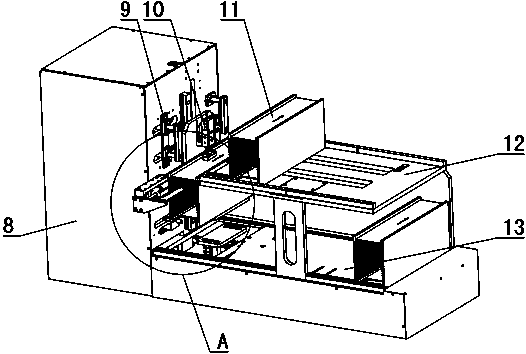 A bridge lead frame assembling device and assembling process thereof