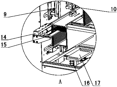 A bridge lead frame assembling device and assembling process thereof