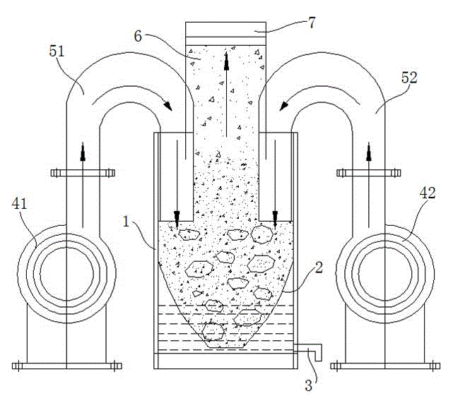 Dual-fan welding smoke absorption and purification method