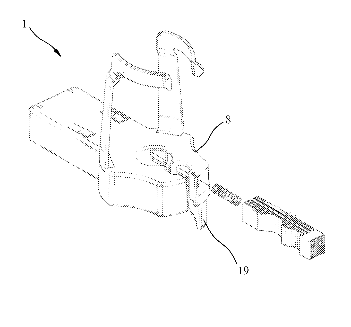 Bottle support for an injection or infusion device