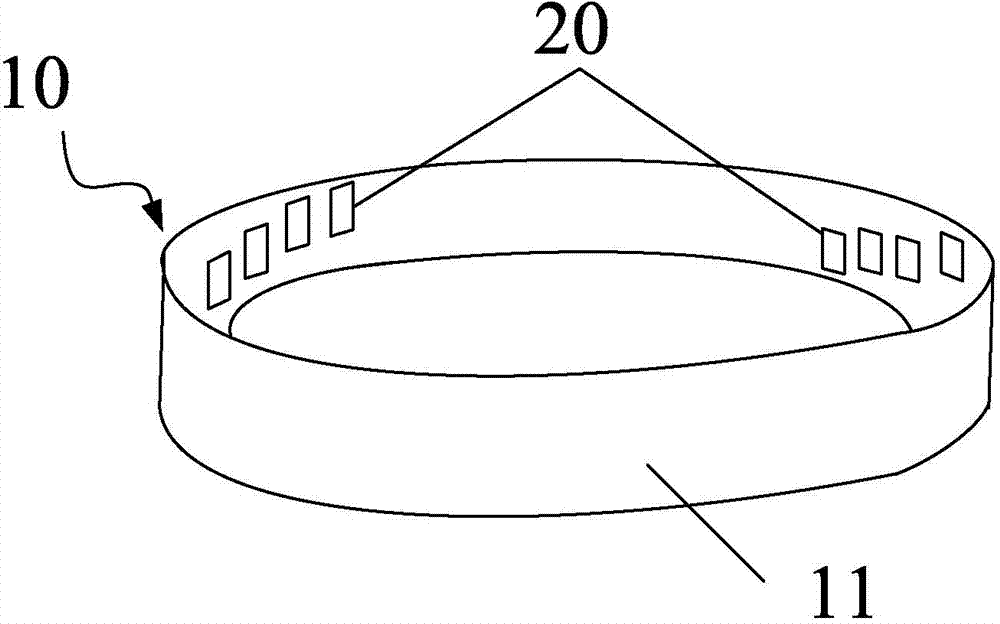 Brain edema signal detection device and method