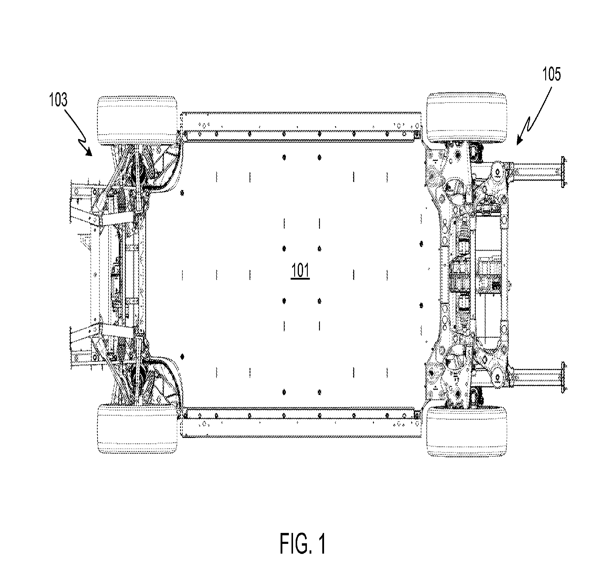 System for absorbing and distributing side impact energy utilizing an integrated battery pack