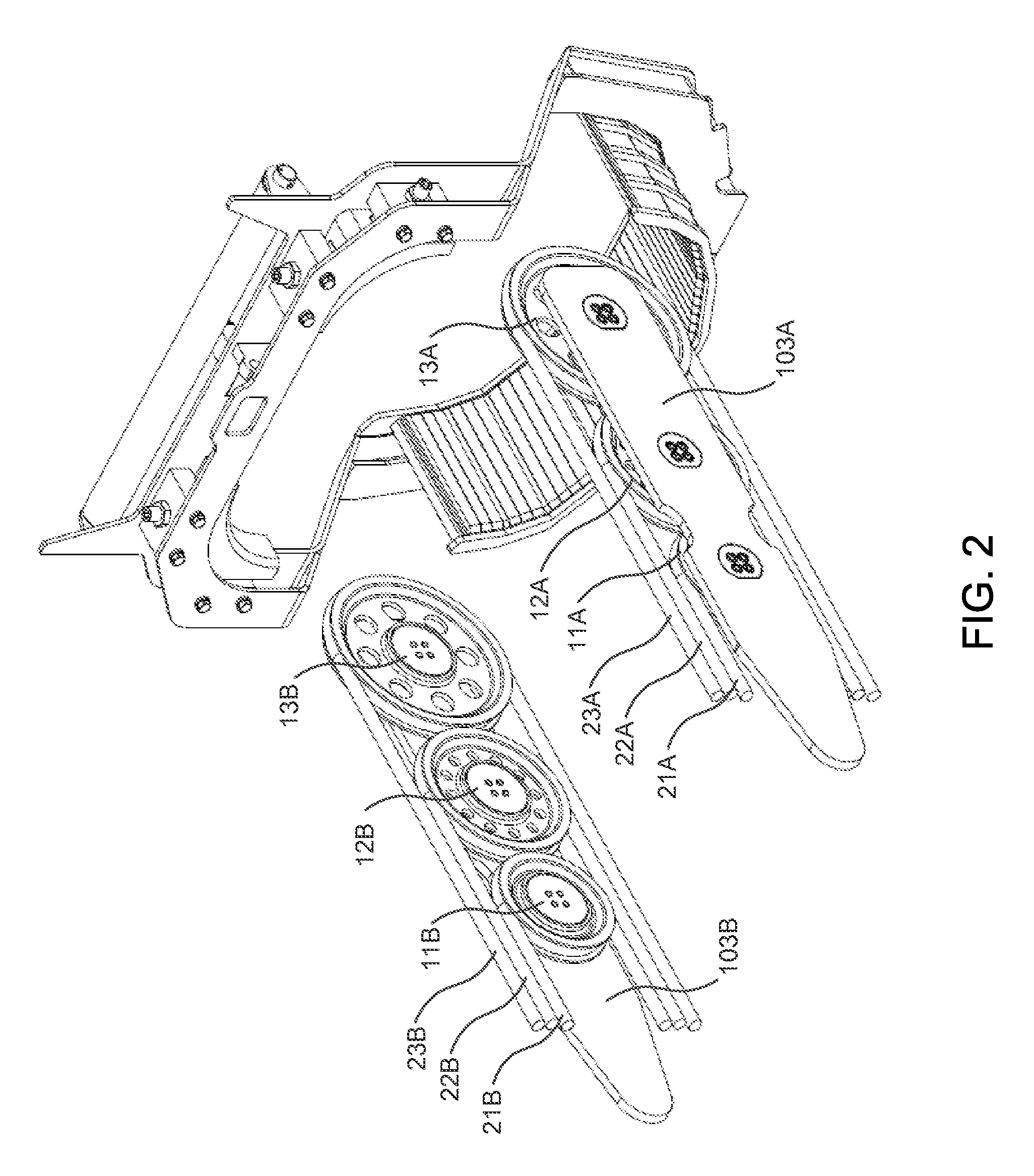 Nested sheave arrangement for a telescopic boom and applications of same