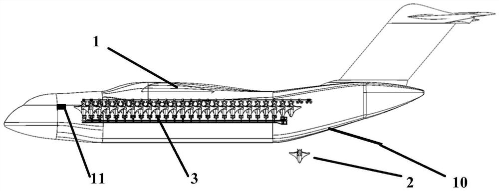 Unmanned aerial vehicle air-based storage and delivery integrated device