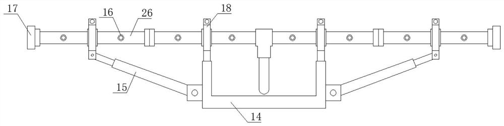 Agricultural pesticide applying device capable of uniformly spraying