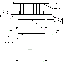 Portable semi-automatic Kesi-weaving machine device