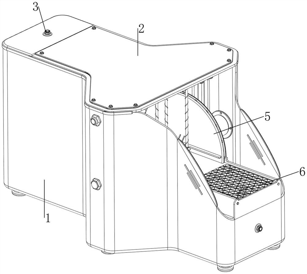 Glazed tile grinding and glaze removing device