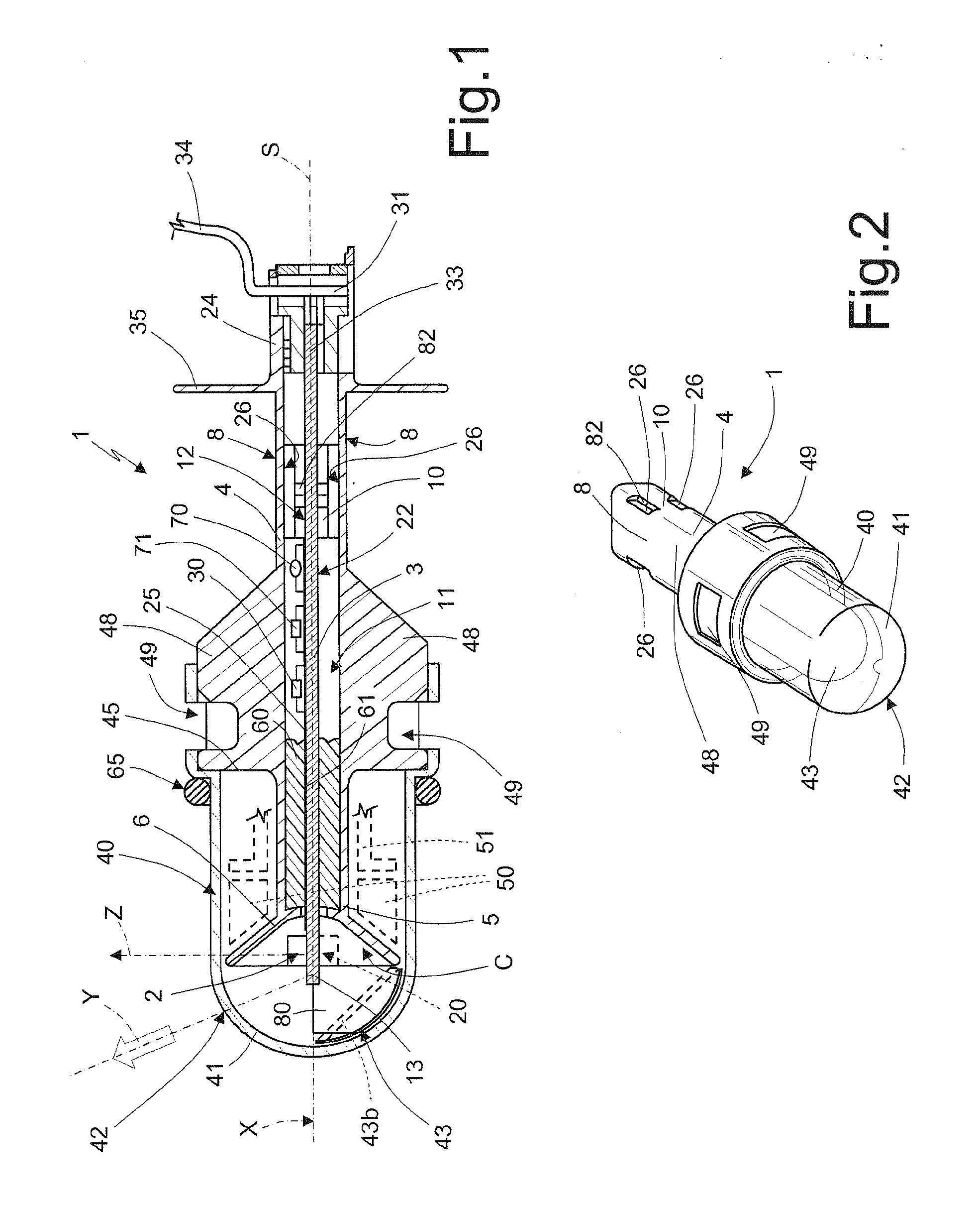 LED lamp, in particular for internal lighting of an electric household appliance