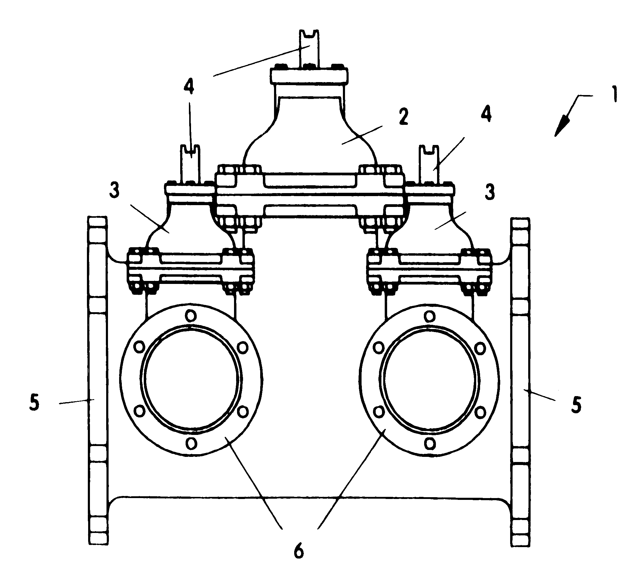 Tri valve backflow preventer