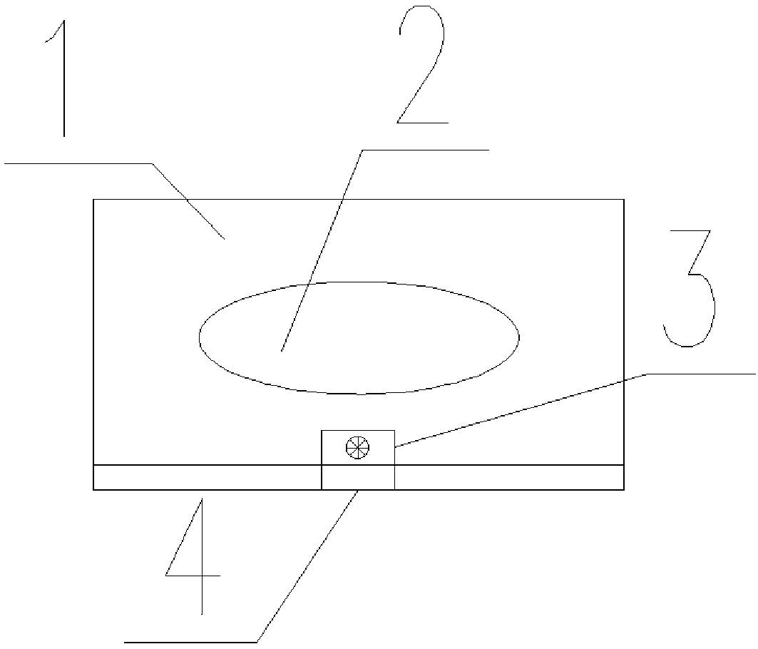 Glass anti-collision device based on microwave induction