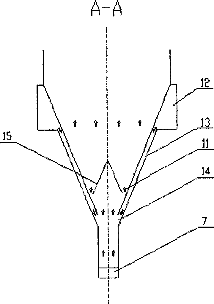 Twin tower circulating fluidized bed fume desulfurizing method and device