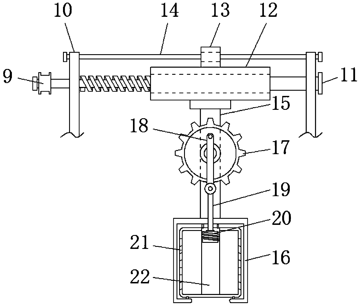 Green environment-friendly aquaculture device facilitating green plant and aquaculture fish symbiosis