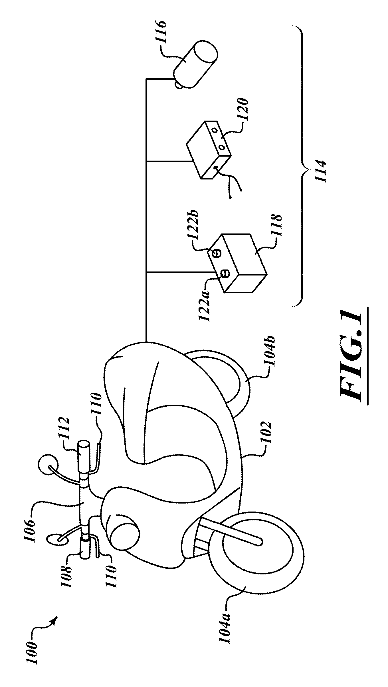Detectible indication of an electric motor vehicle standby mode