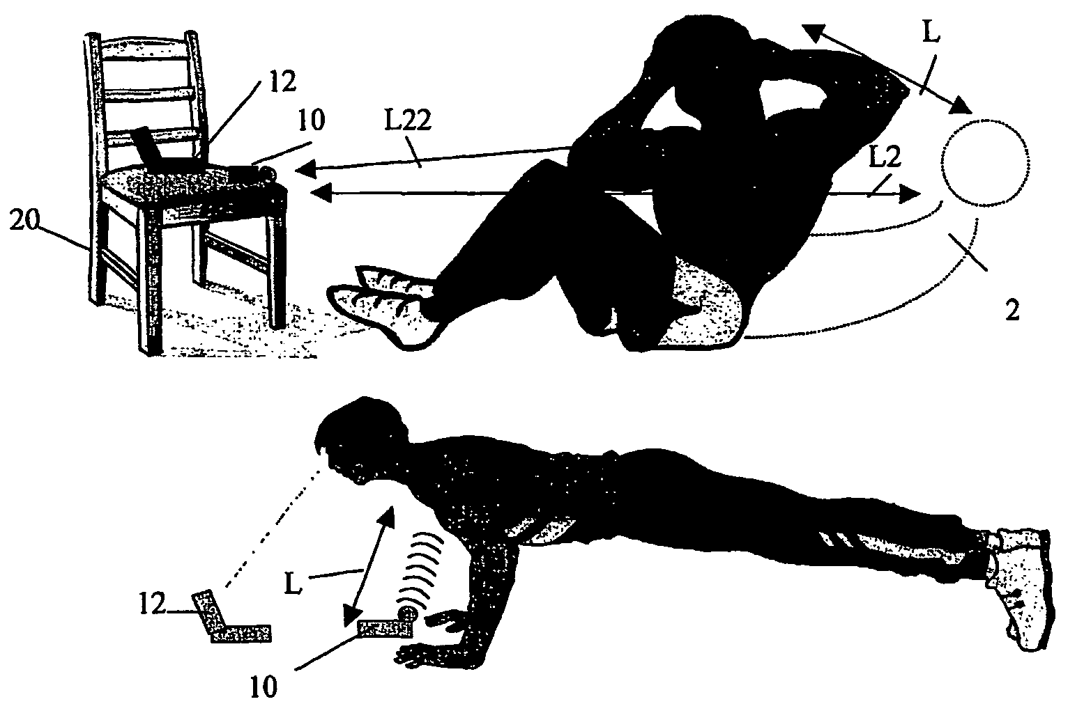 Feedback system for monitoring and measuring physical exercise related information