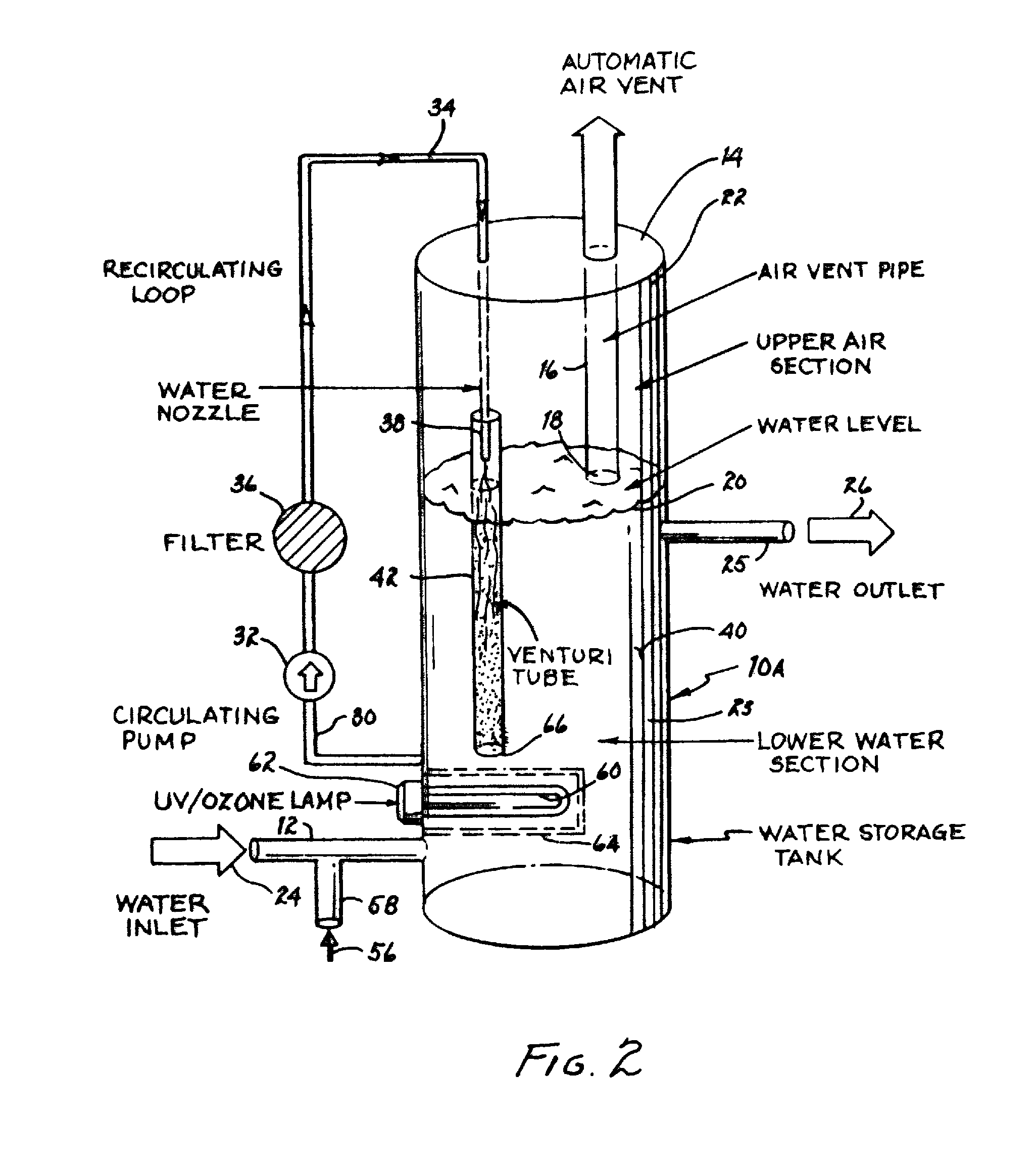 Apparatus and method for removing arsenic and inorganic compositions from water