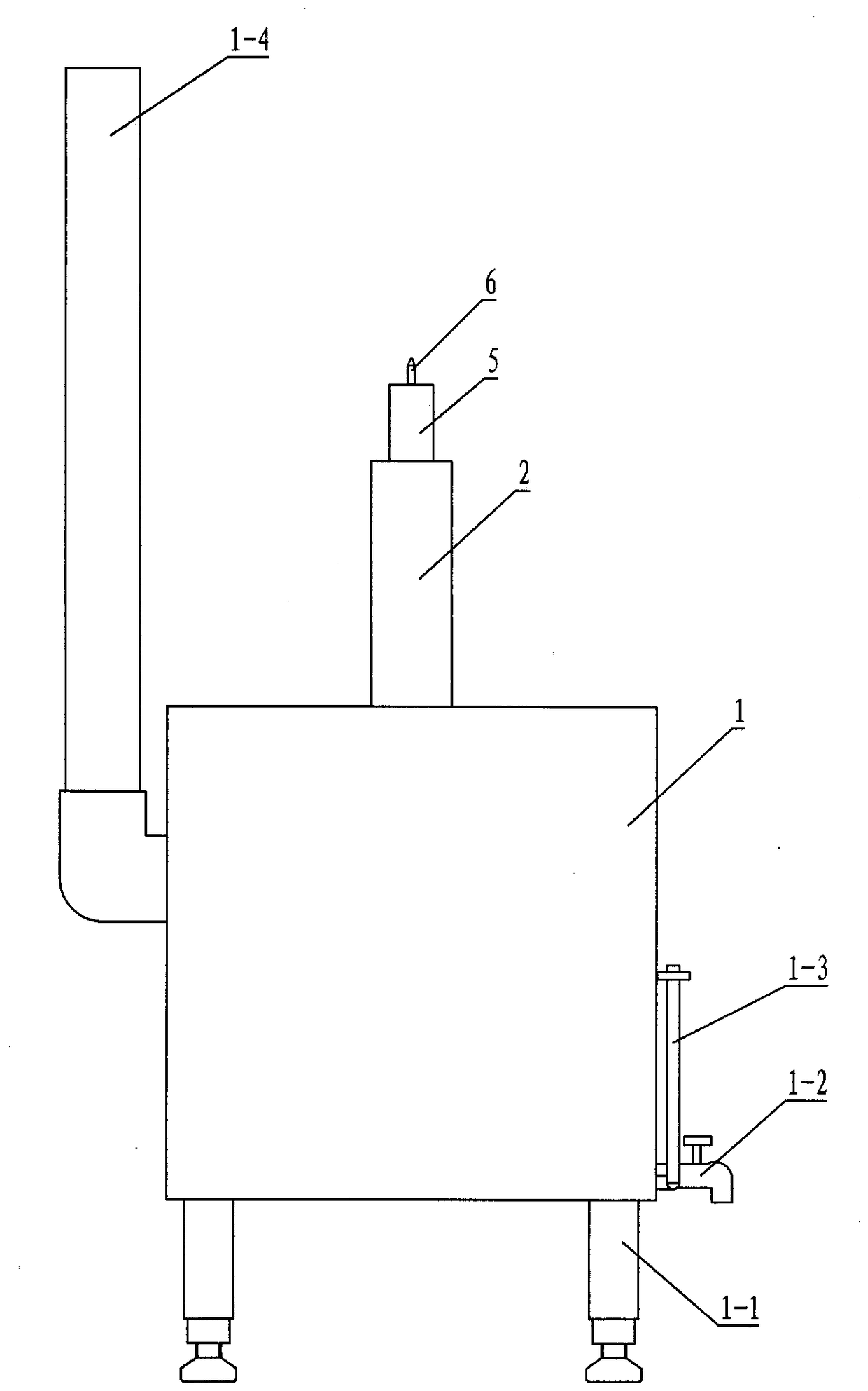 Turbocharger core oil extraction device