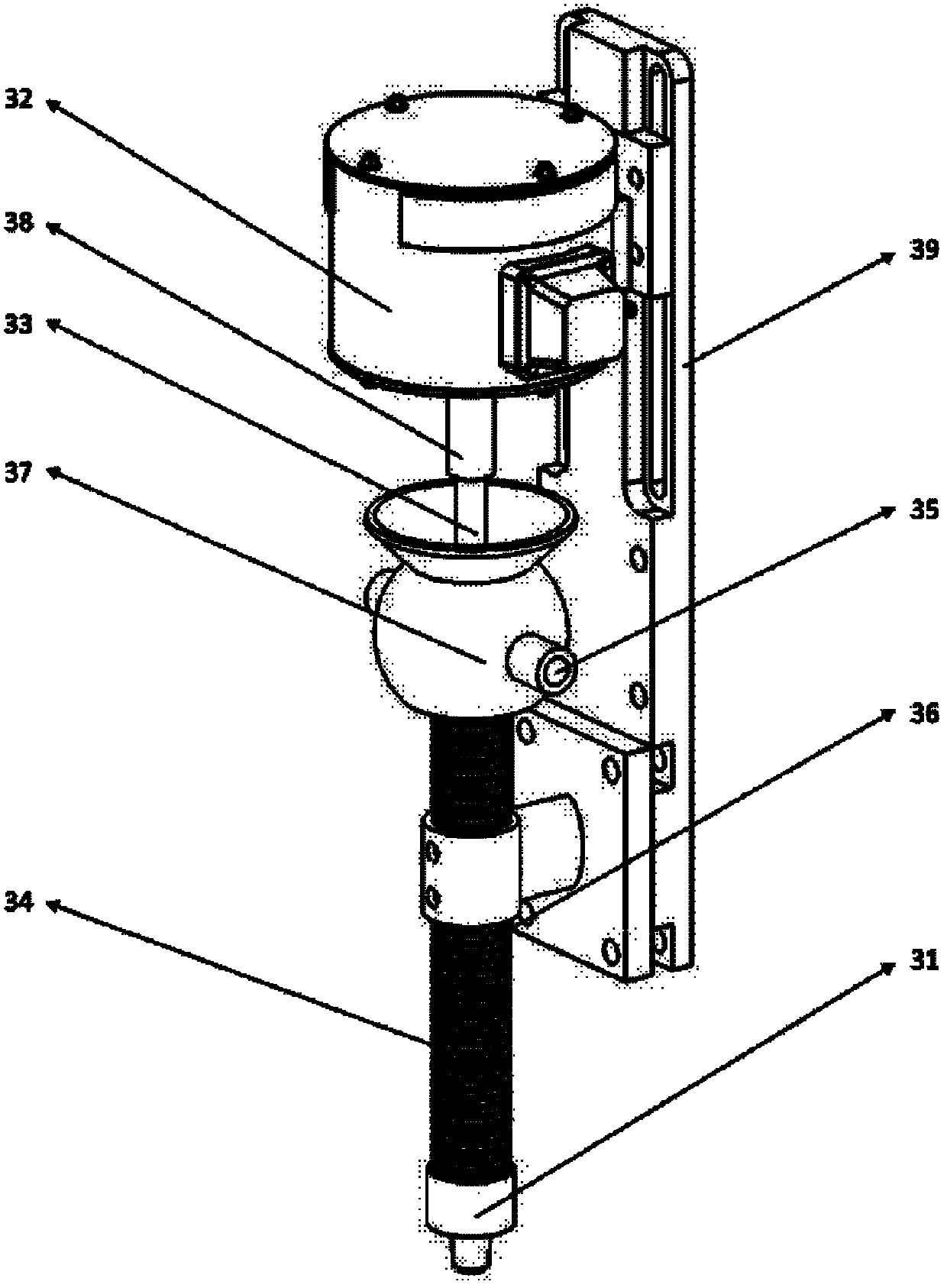 Molding system for preparing three-dimensional micro-porous bone bracket from high polymer