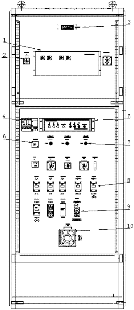 Training device for three-phase circuit breaker spring operation mechanism