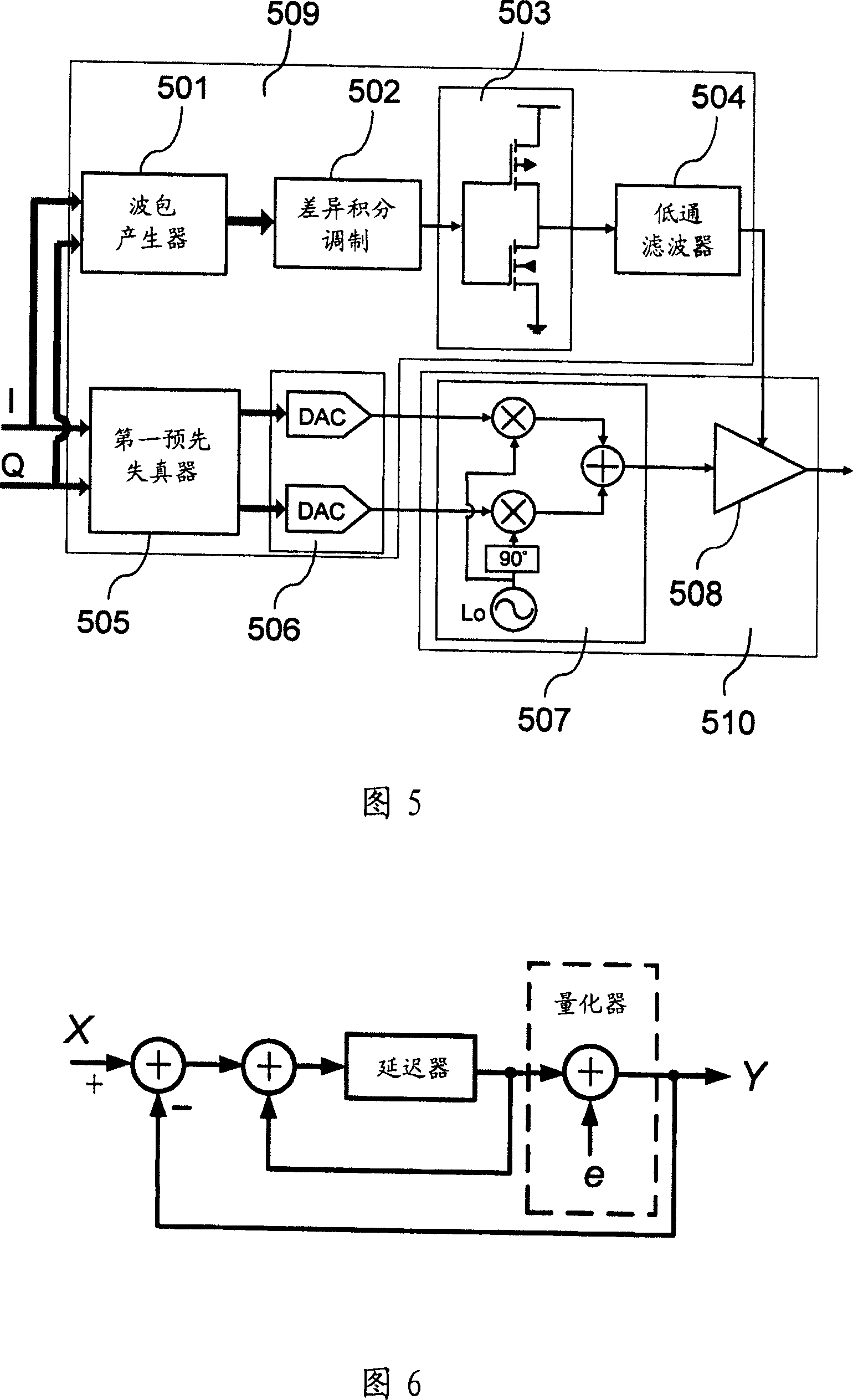 Transmitter and its base frequency processor and RF power amplifier modulating method