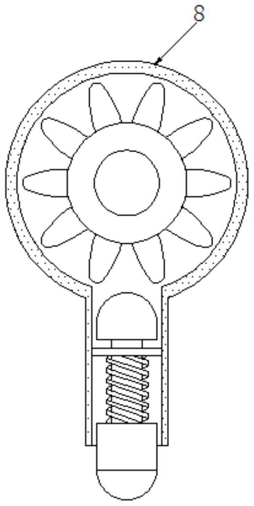 Shaking device for food detection which is automatically fixed and adjustable in shaking degree