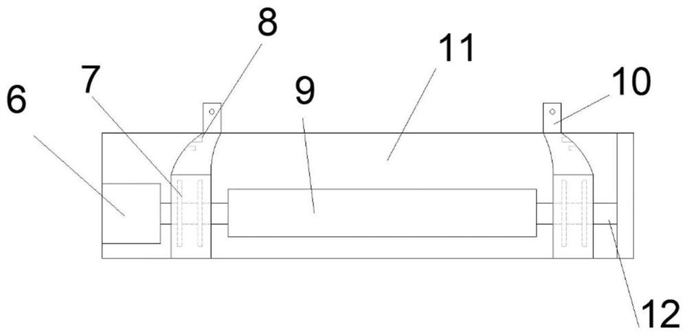 Unmanned ship-mounted solar panel carrying device capable of being folded and unfolded autonomously