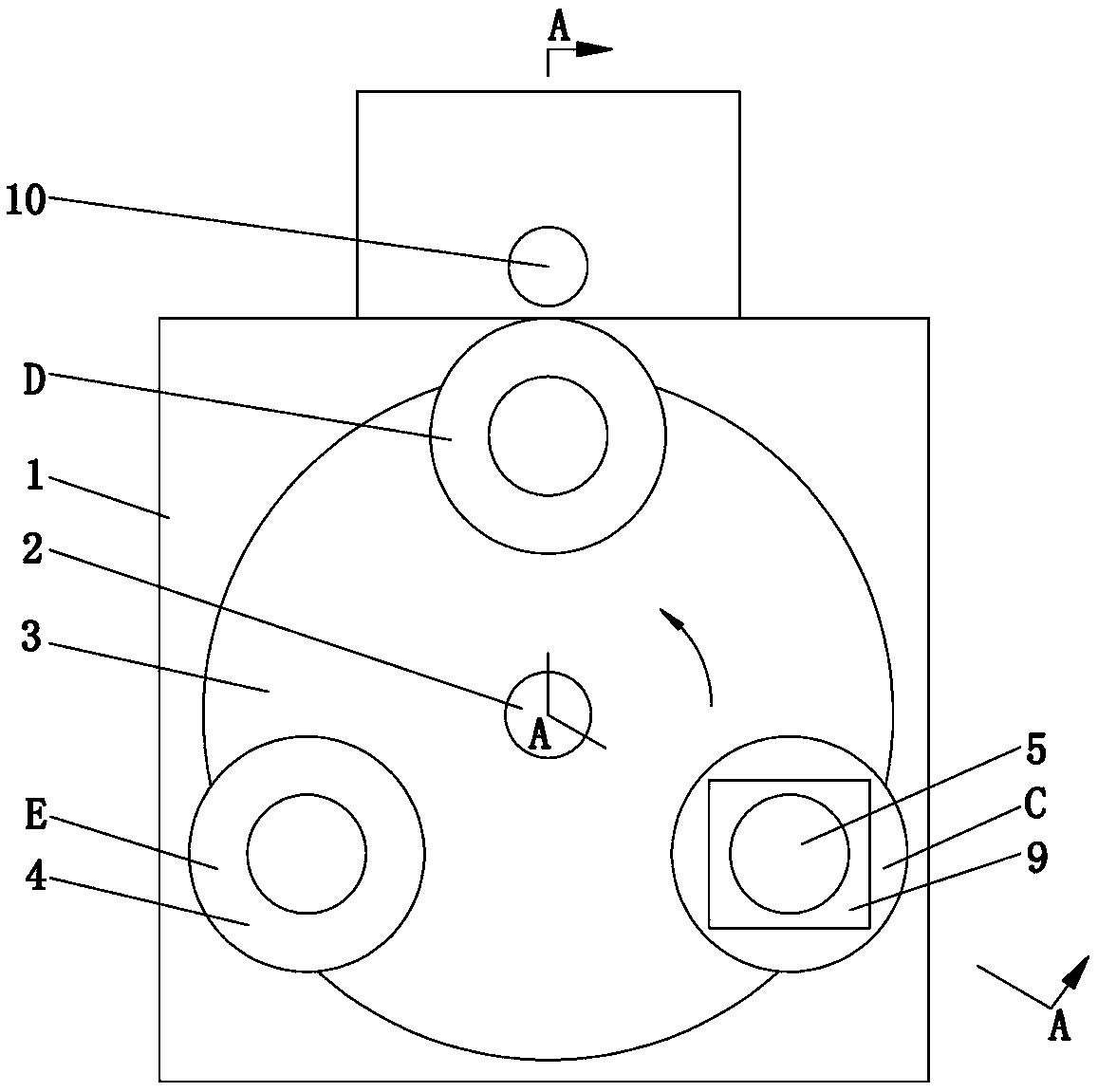 Digestive tract tumor patient vomit collection device