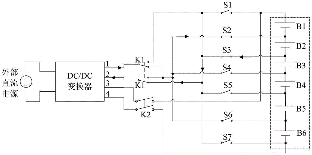 A battery balancing circuit and control system