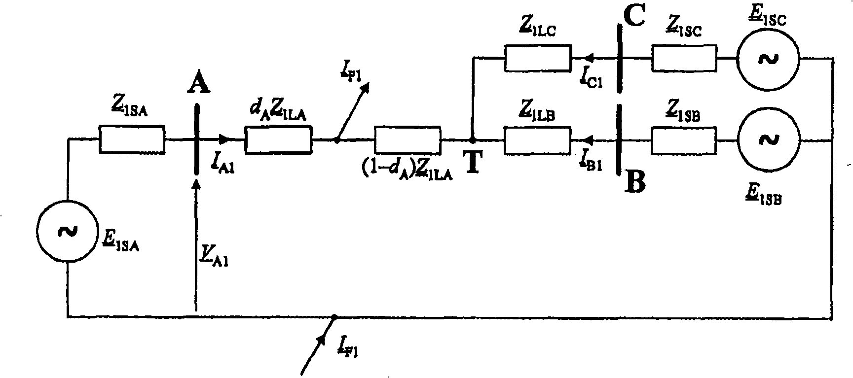 A method for fault location in electric power lines