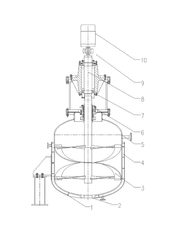 Pinhole type chain extension reactor for spandex elastic fiber