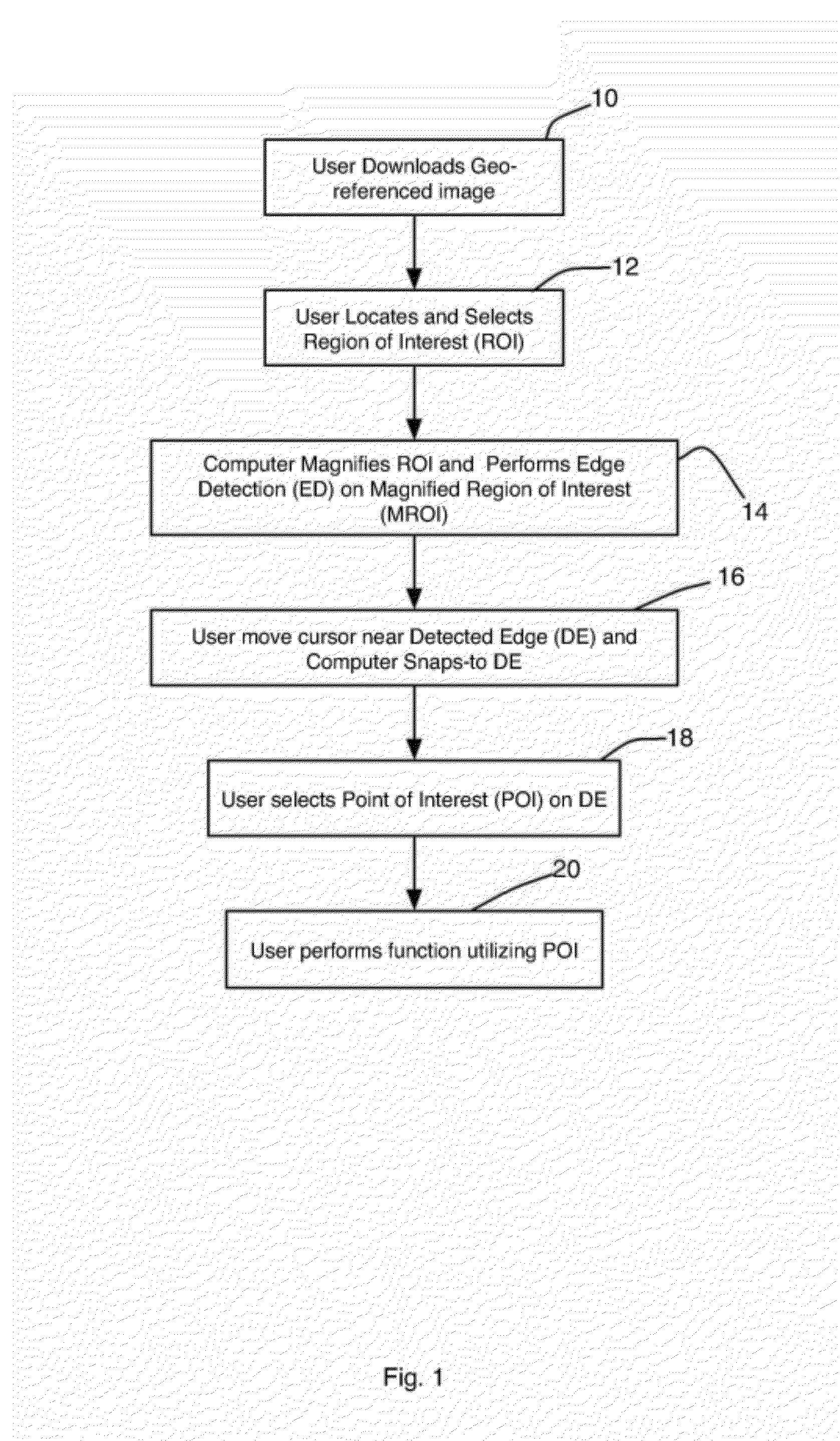 Systems and methods for processing images with edge detection and snap-to feature