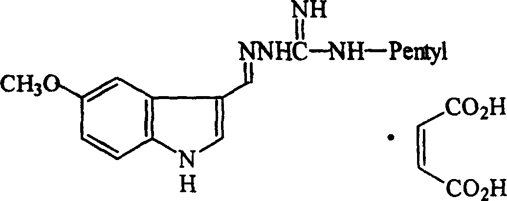 Tegaserod maleate oral preparation.