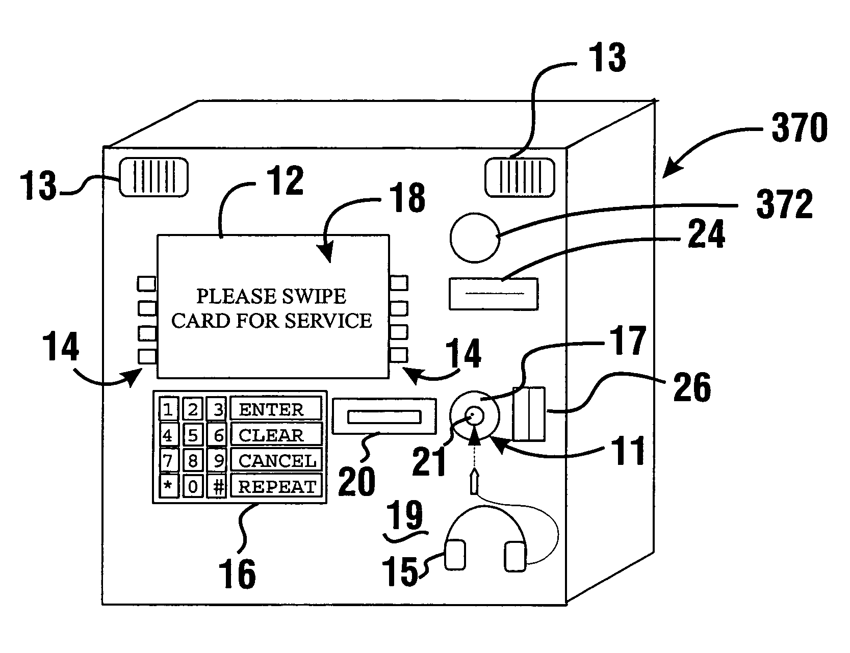 Cash dispensing automated banking machine user interface system and method