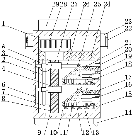 Crop soil layered detection equipment and detection method thereof