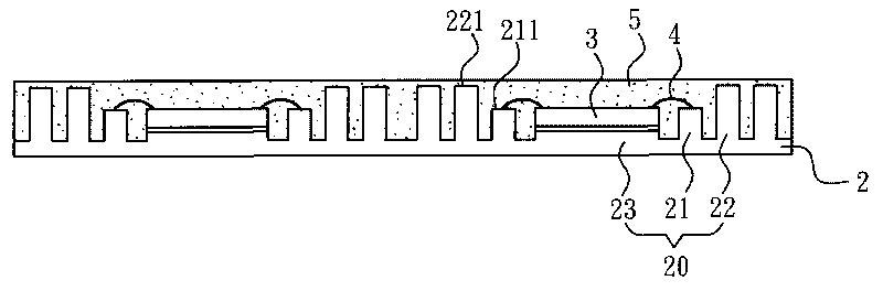 Packaging structure of multi-chip semiconductor