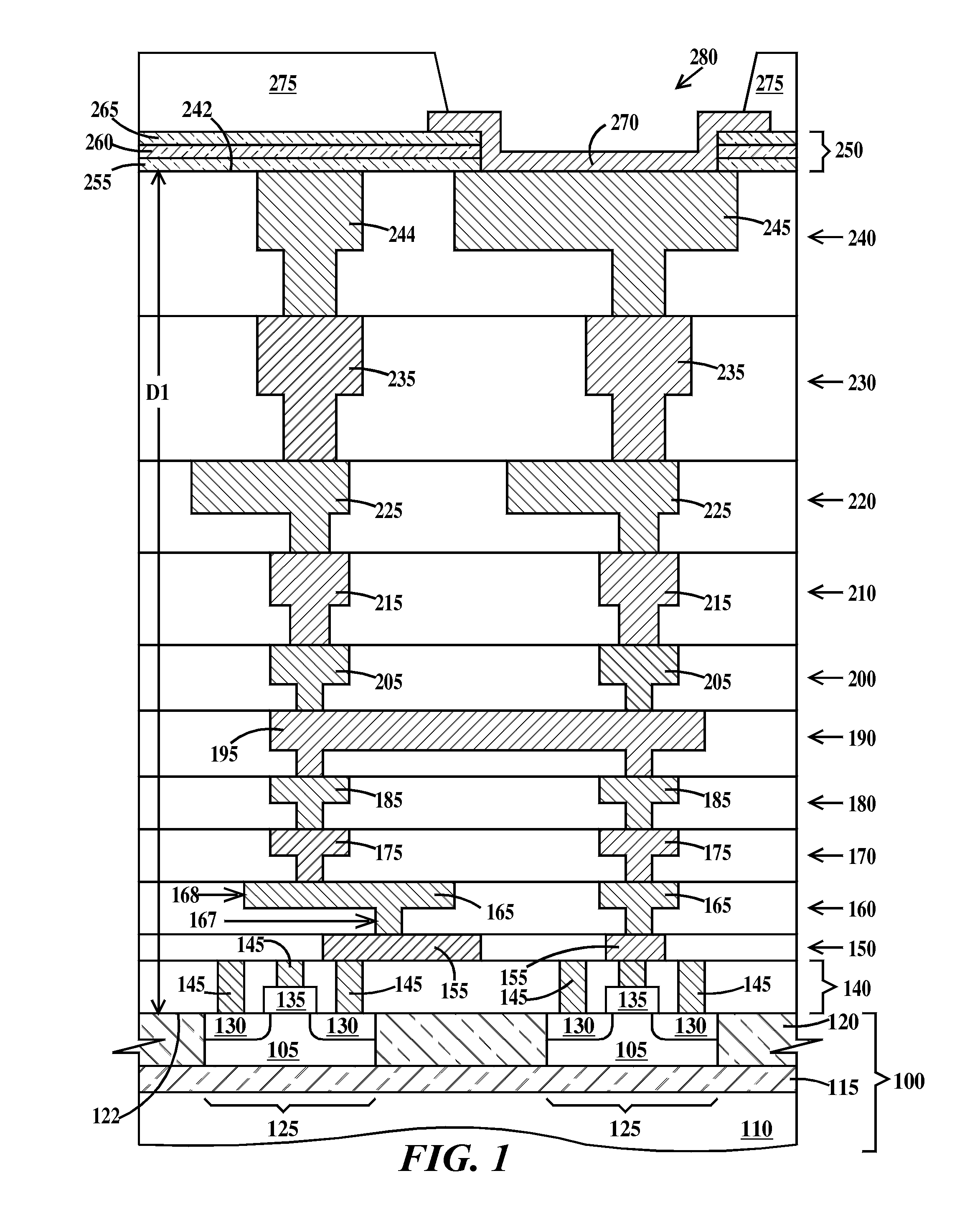 Alpha particle blocking wire structure and method fabricating same