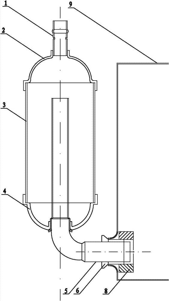 Connection structure of cooling system of refrigerating plant
