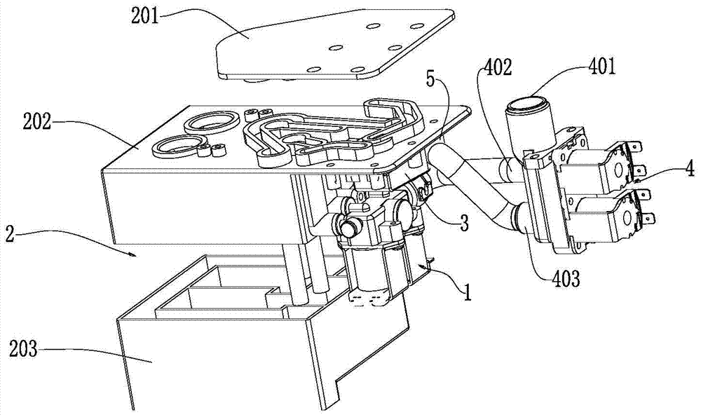 A detergent injection device for washing machine