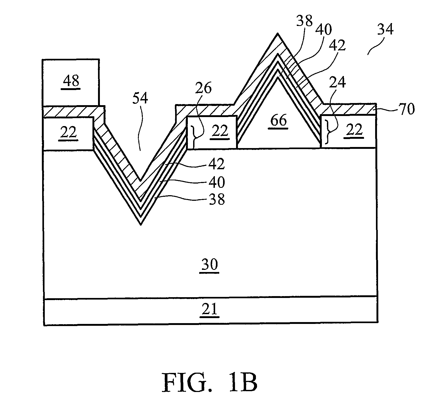 Patterned substrate for hetero-epitaxial growth of group-III nitride film