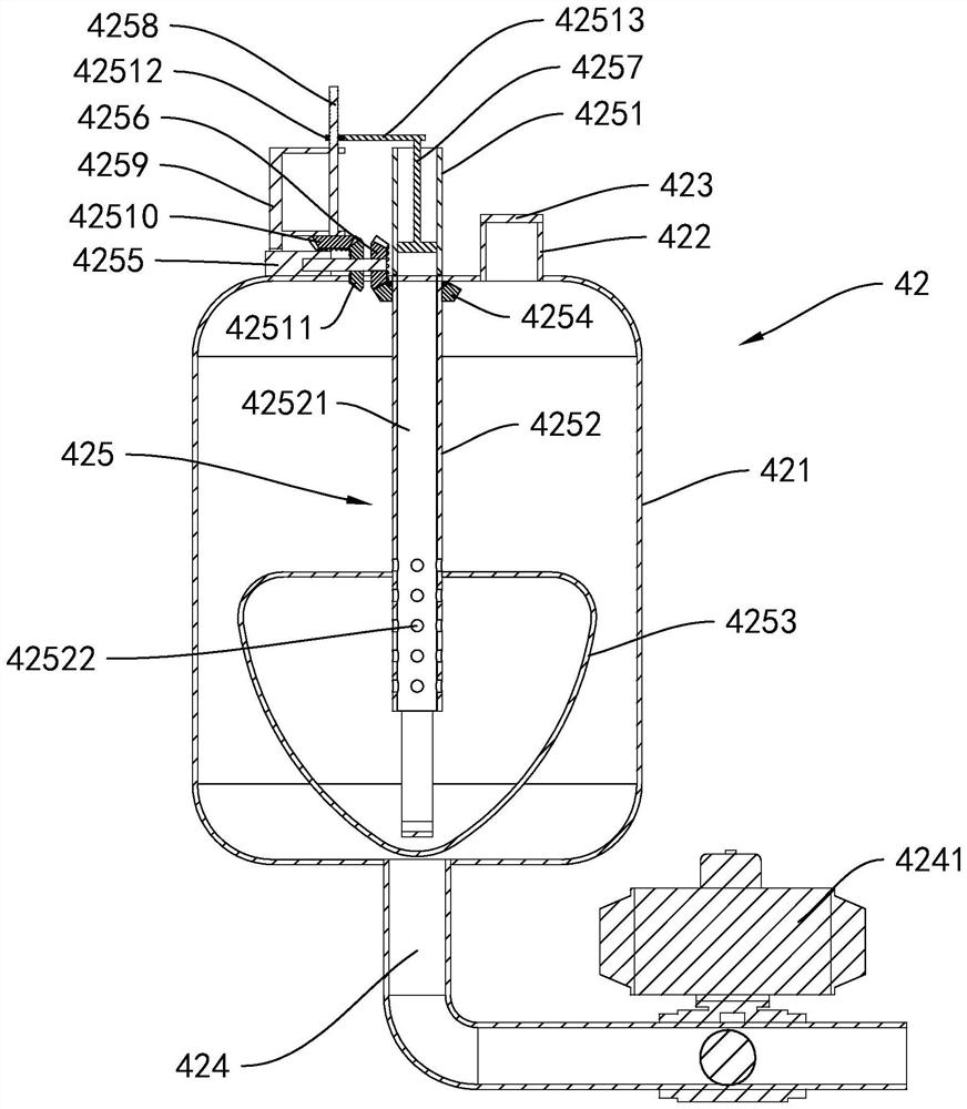 Automatic pre-mixing self-compacting cement soil fertilizer groove backfilling system and construction method