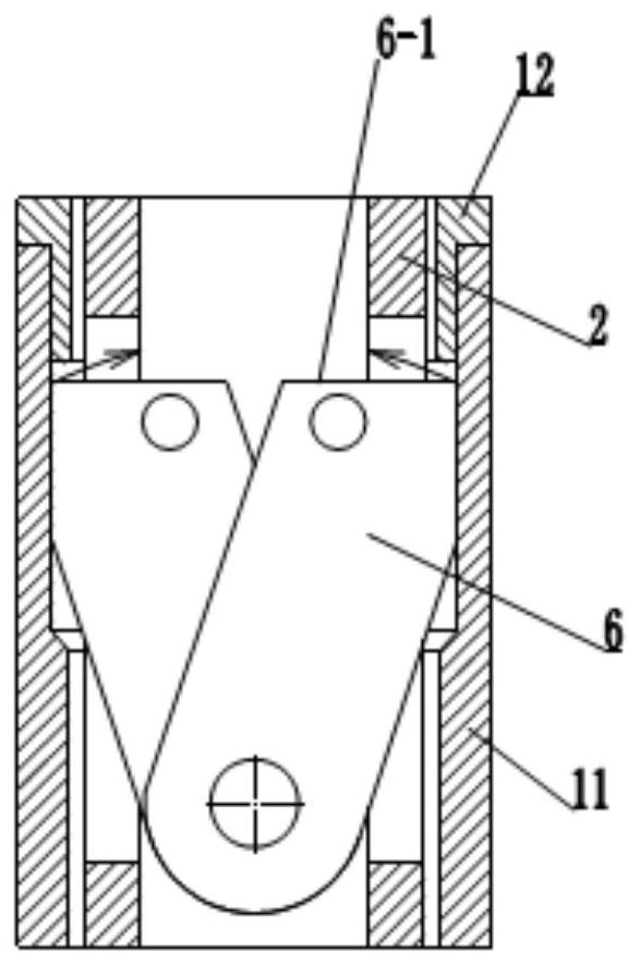 An elastic clamping positioning mechanism for the inner tube assembly of a rope core drilling tool