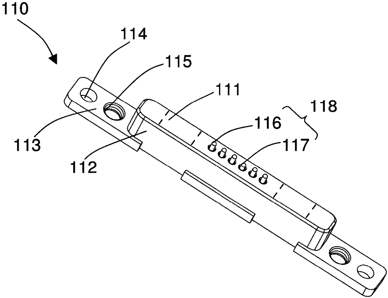 Connector and electronic device system applying same