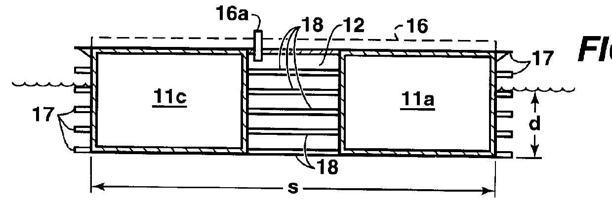 Floating barge-platform and method of assembly
