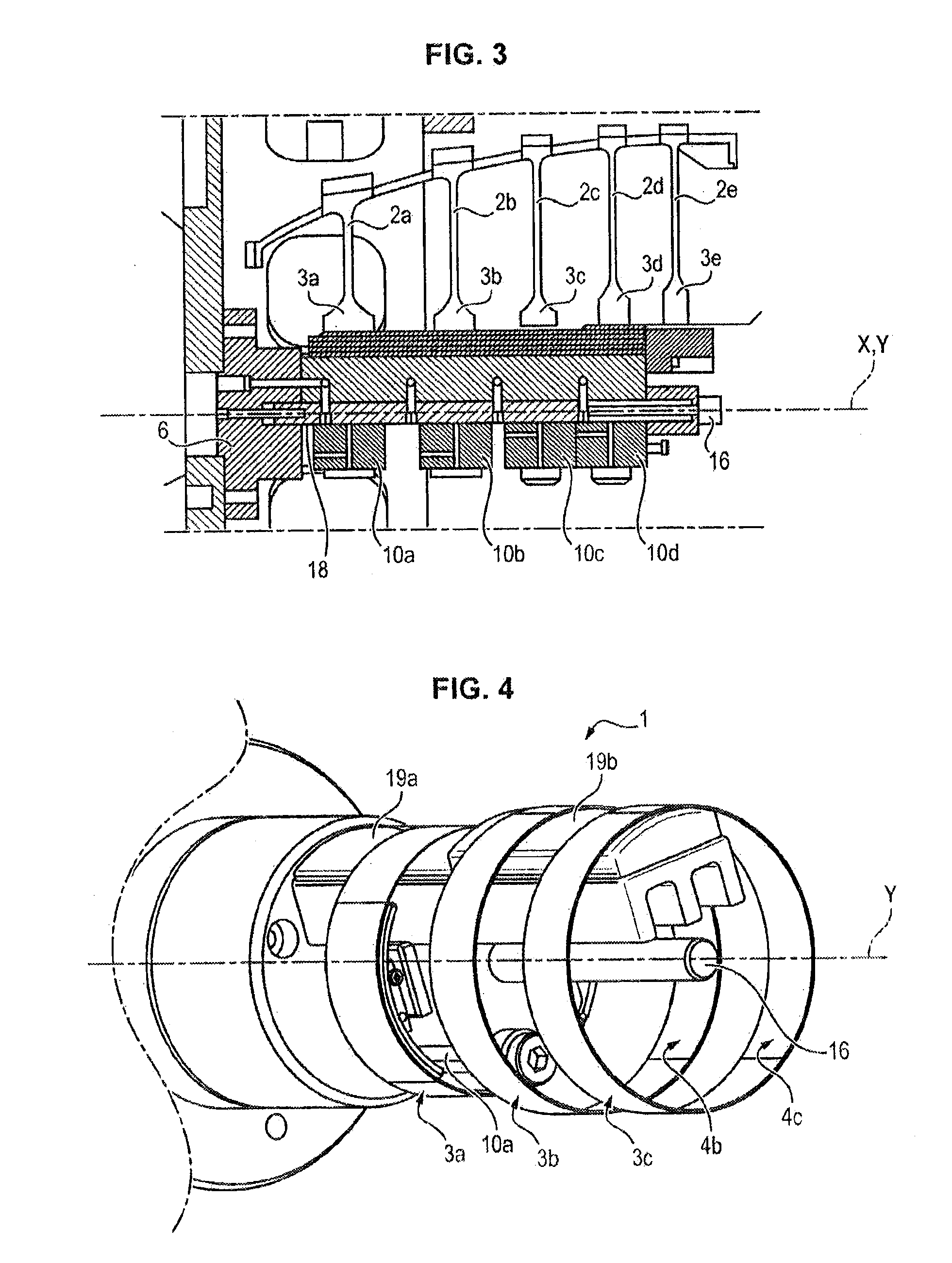 Vibration dampening device for the manufacture of a rotor