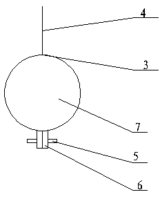 Split type oxygen cylinder handling device