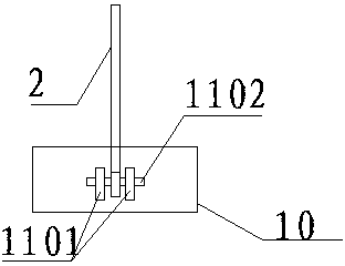 Split type oxygen cylinder handling device