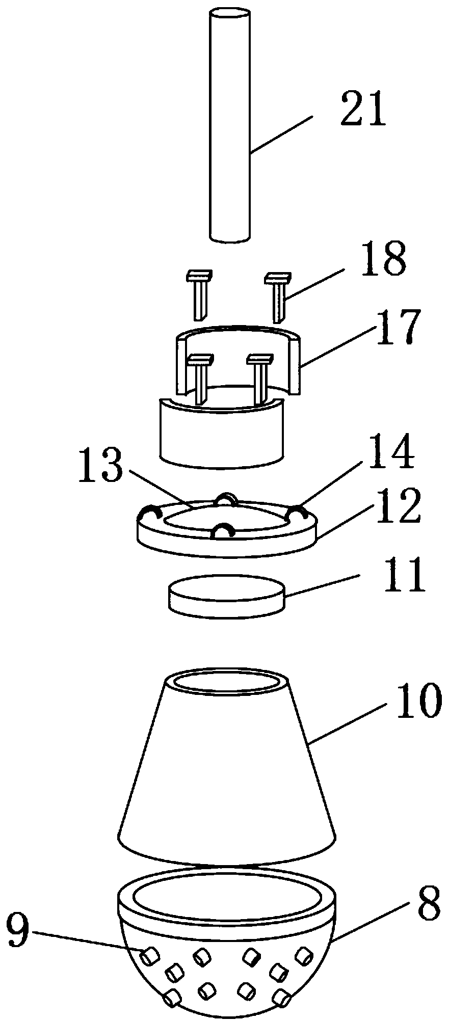 Soilless culture device with automatic spraying function