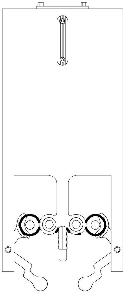 Auxiliary clamping device of manual press